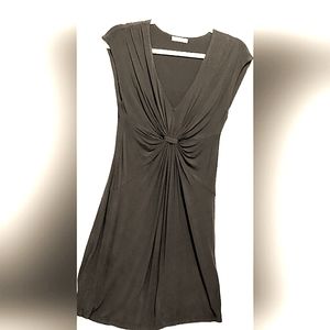 Casual Charcoal Gray Dress By Wyeth